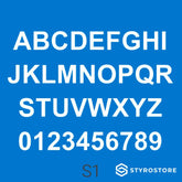 1 inch / 25mm deep 3D Letters and Numbers