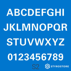 6 inch / 150mm deep 3D Letters and Numbers