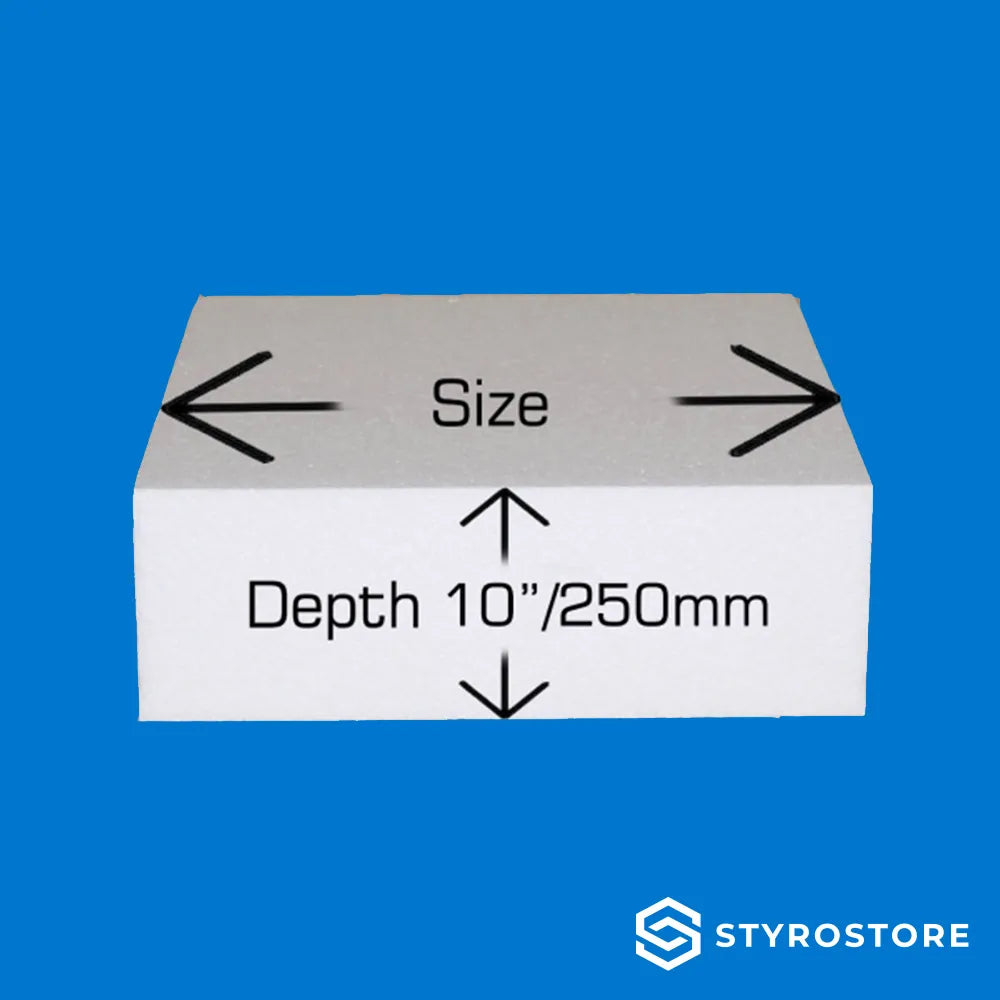 10 inch / 250mm Deep Square Cake Dummies