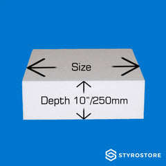 10 inch / 250mm Deep Square Cake Dummies