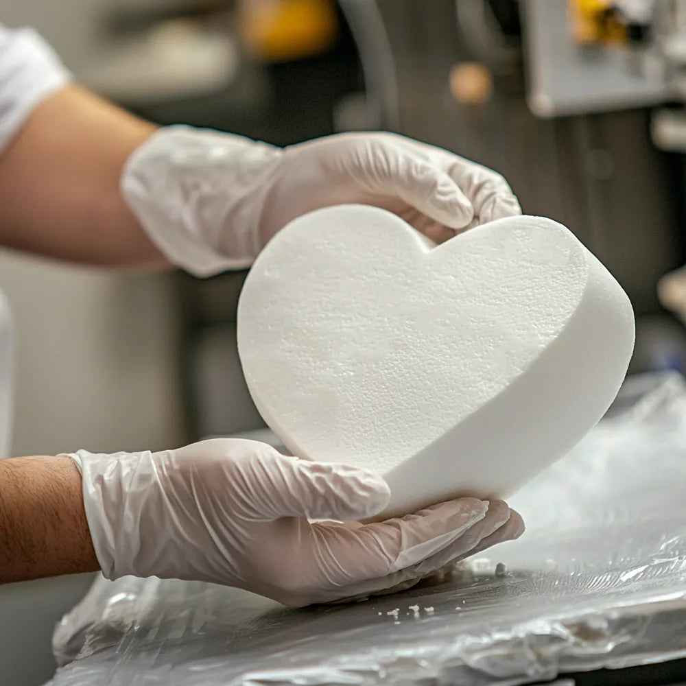 4 inch / 100mm Deep Heart Shape Cake Dummy