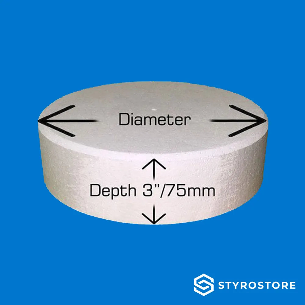 Chamfered 3 inch / 75mm Deep Round Dummy