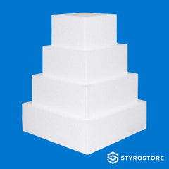 3 inch / 75mm Deep Square Cake Dummy